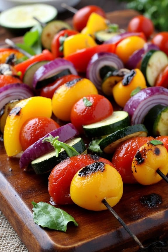 grilled veggie skewers recipe