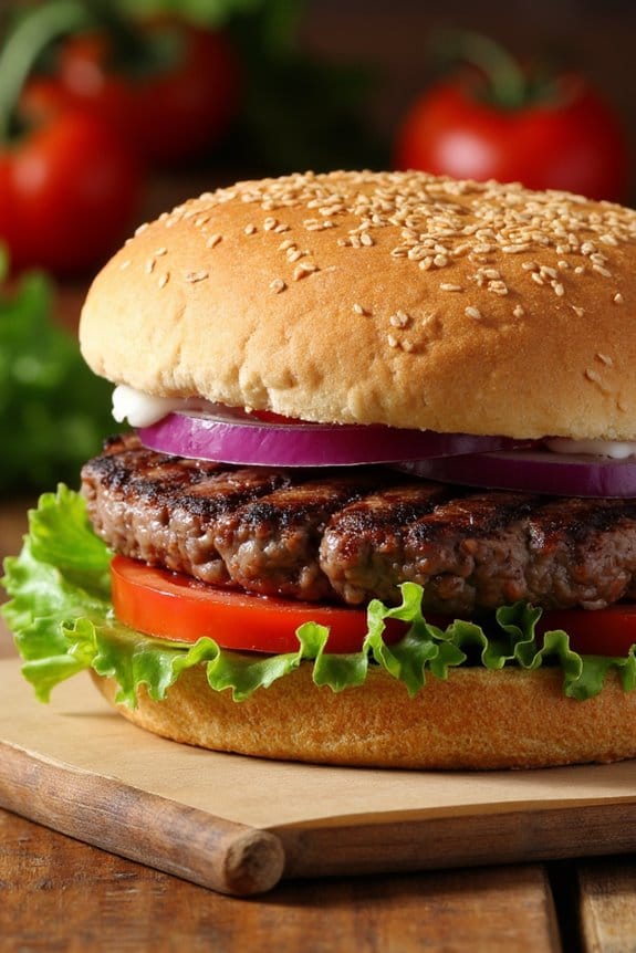 heart healthy ostrich burger recipe