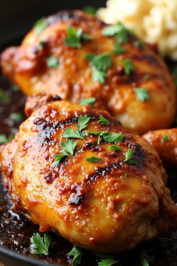 honey garlic grilled chicken