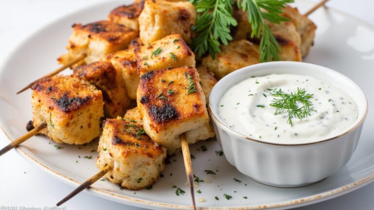 impressive grilled chicken skewers