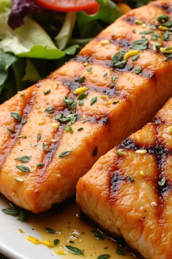 lemon herb grilled salmon