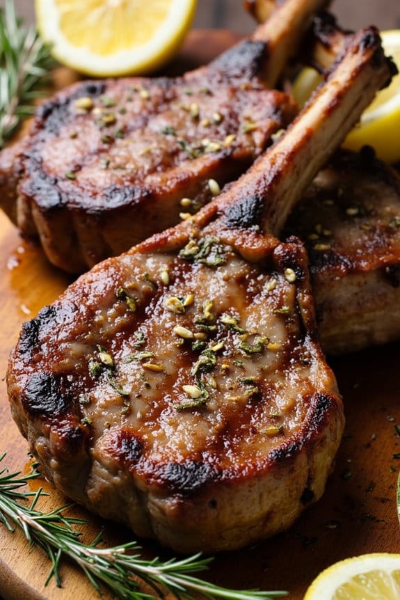 mediterranean grilled lamb chops