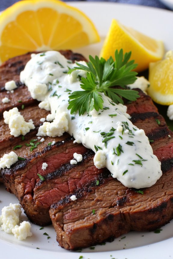 mediterranean grilled steak delight