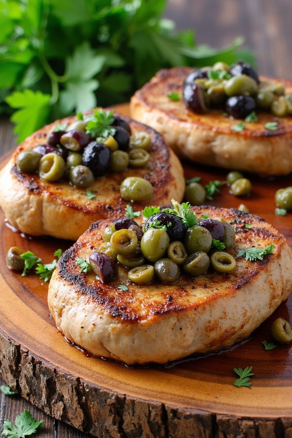 mediterranean marinated pork chops