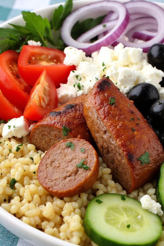 mediterranean sausage couscous delight