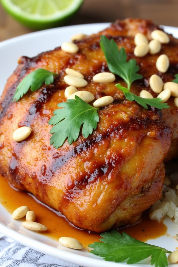 peanut satay grilled chicken recipe