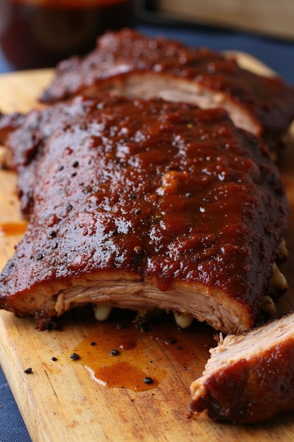 perfectly grilled bbq ribs