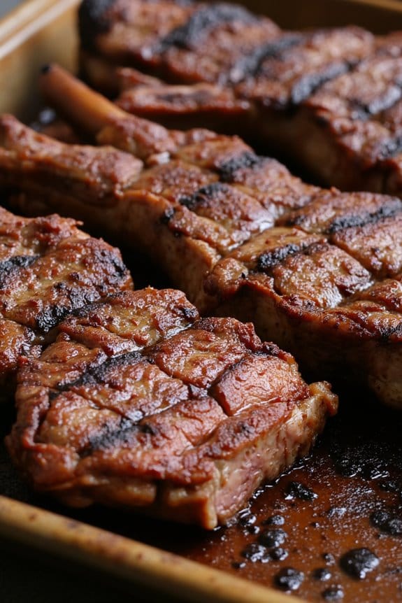 perfectly grilled steak tips