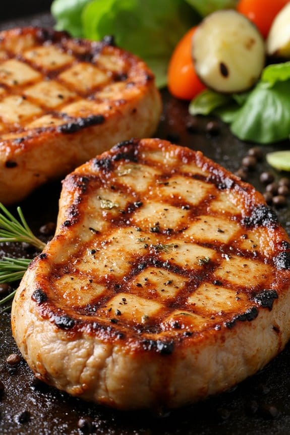 quick savory grilled pork