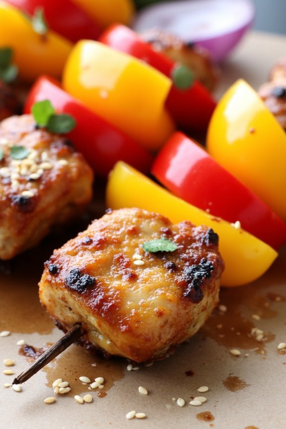 savory grilled chicken skewers
