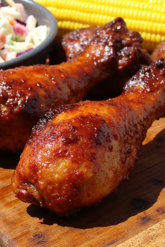 smoky bbq chicken drumsticks