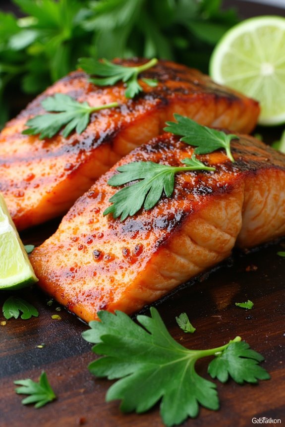 smoky chipotle lime salmon