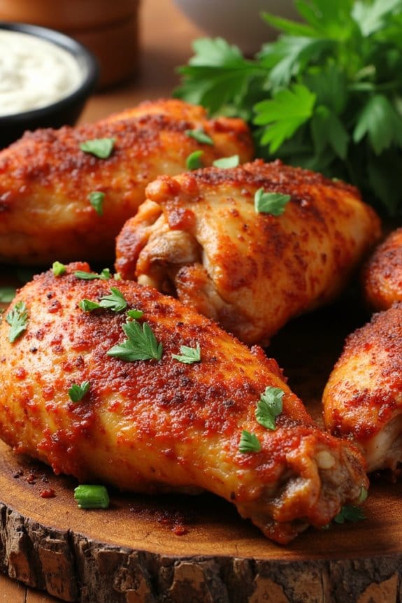 spicy cajun grilled wings