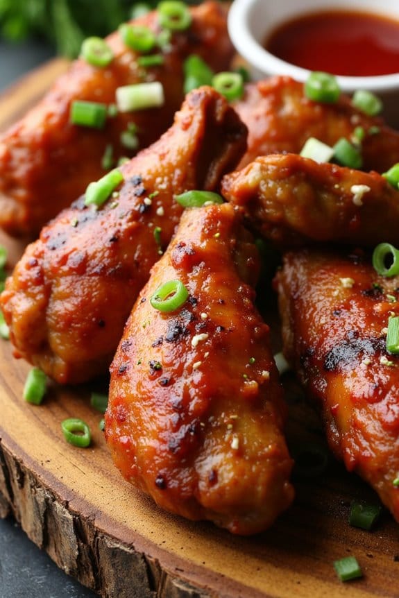 spicy grilled chicken wings