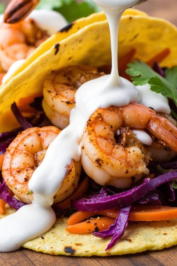 spicy grilled shrimp tacos