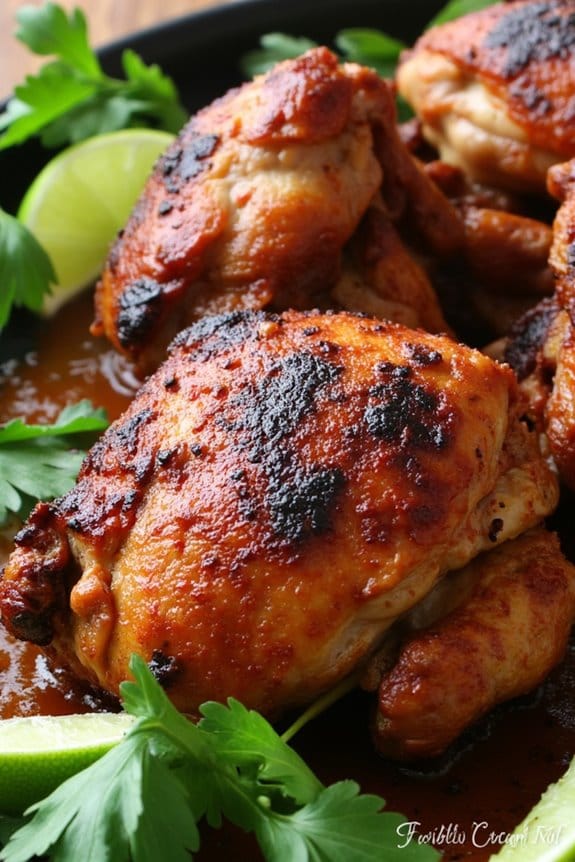 spicy smoky chipotle chicken thighs