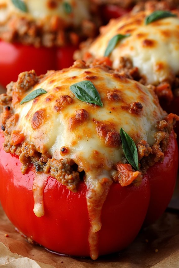 stuffed peppers with sausage
