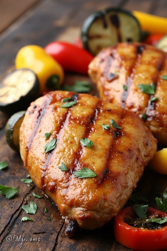 sweet honey mustard chicken