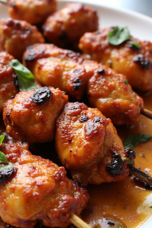 sweet smoky bbq skewers