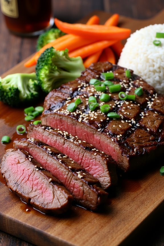teriyaki grilled steak delight
