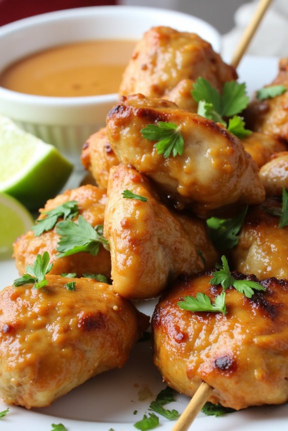 thai chicken skewers recipe