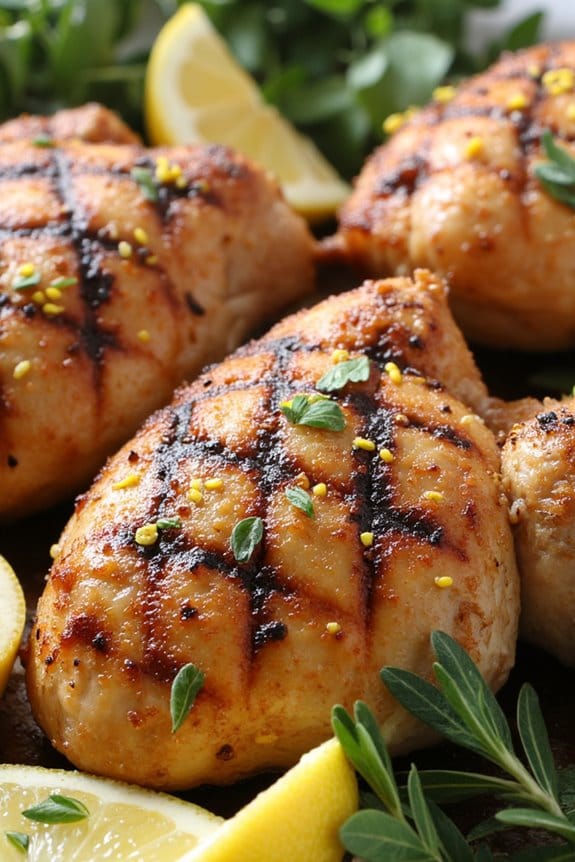 zesty grilled chicken dish