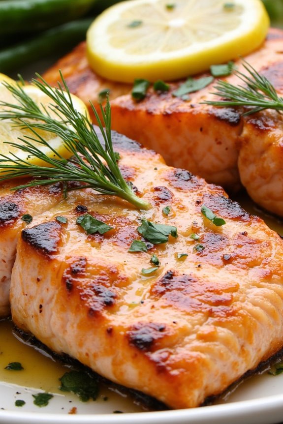 zesty grilled lemon herb salmon