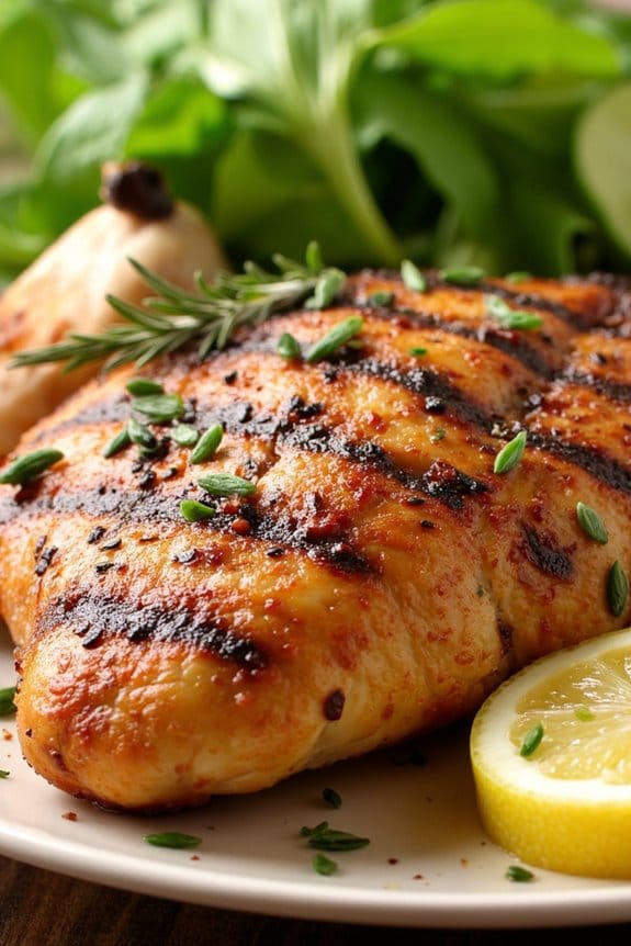 zesty herb marinated grilled chicken