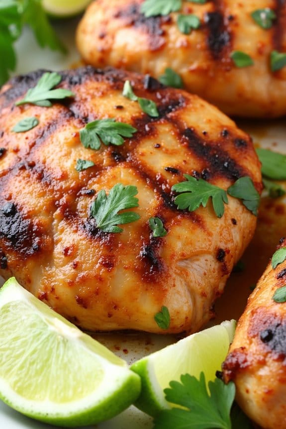 zesty lime cilantro grilled chicken