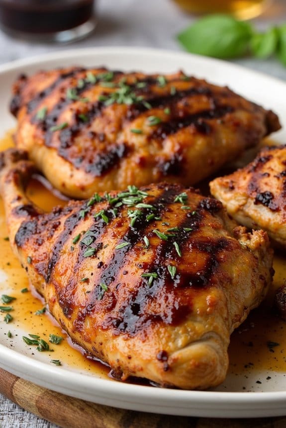 balsamic chicken for dinner
