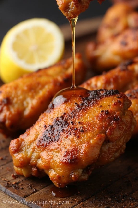 cajun spiced grilled chicken wings