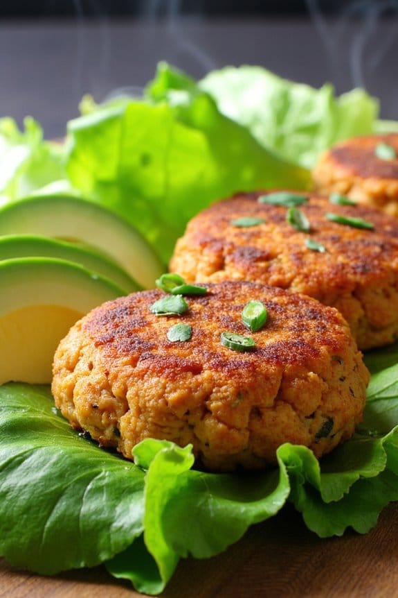 coconut curry salmon burgers