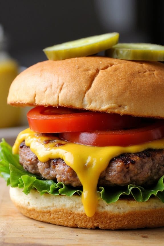 dijon mustard pork burgers