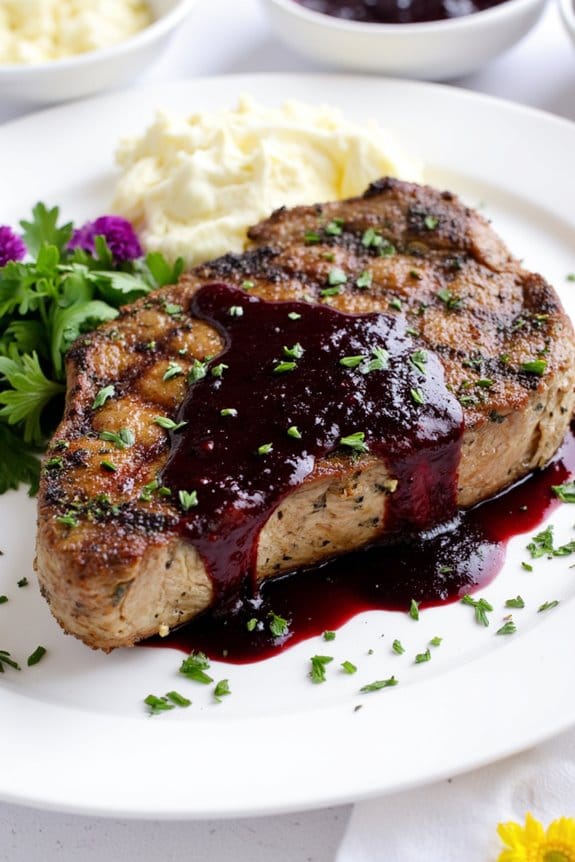 elevate steak presentation artfully