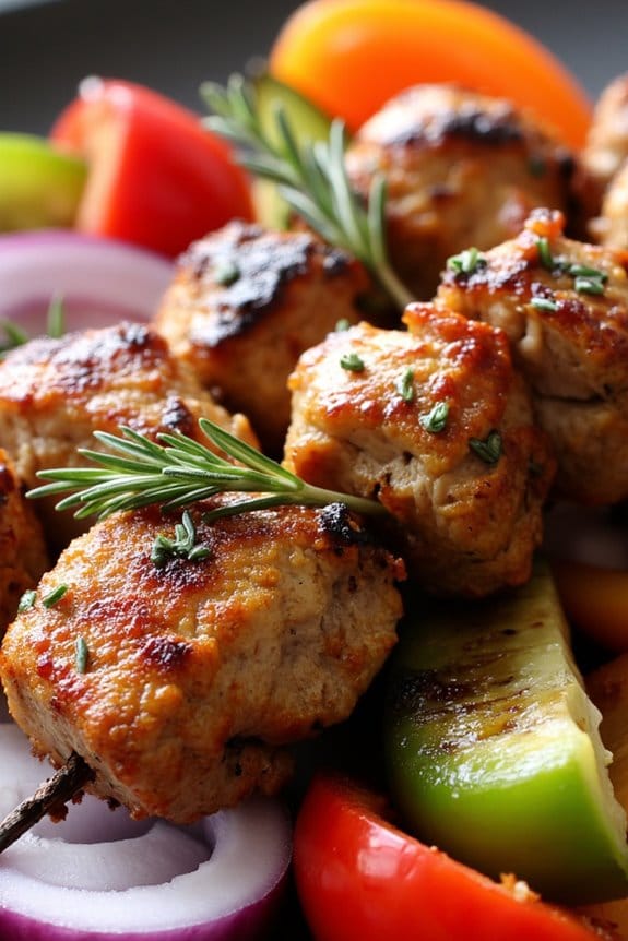 flavorful grilled pork kabobs