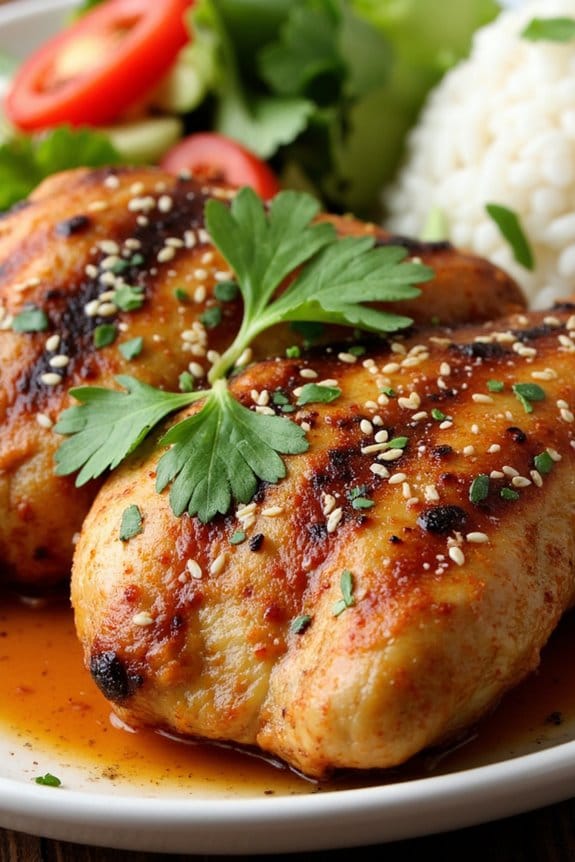 fragrant grilled lemongrass chicken