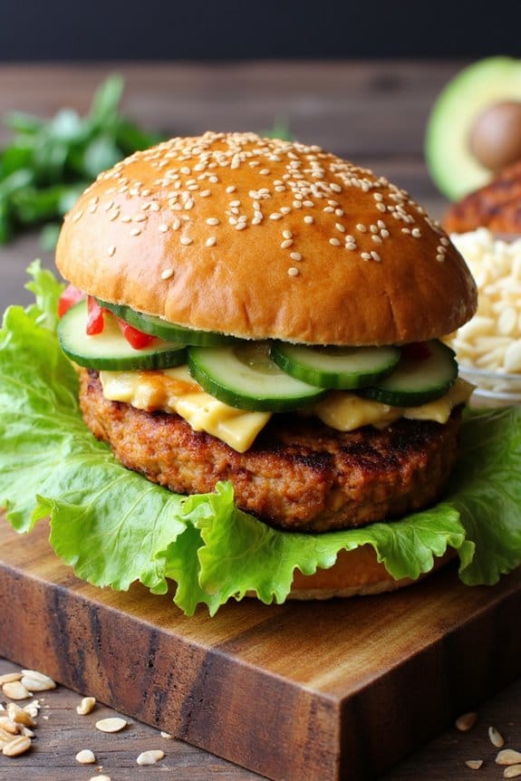 ginger soy salmon burger recipe