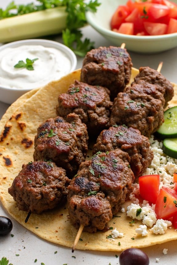 greek beef skewers recipe