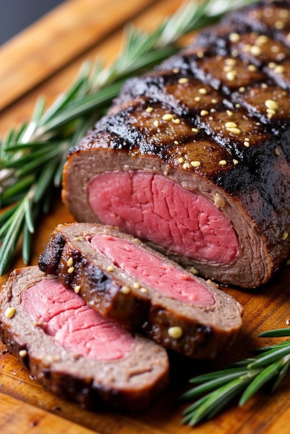 grilled herb infused beef tenderloin