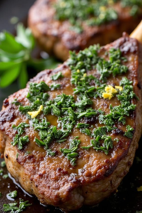 herb crusted lamb chops recipe