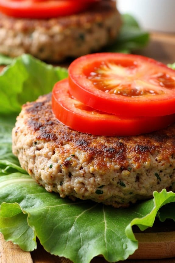 herb infused turkey burgers recipe