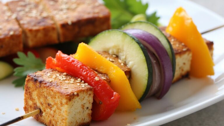 impressive grilled meat skewers