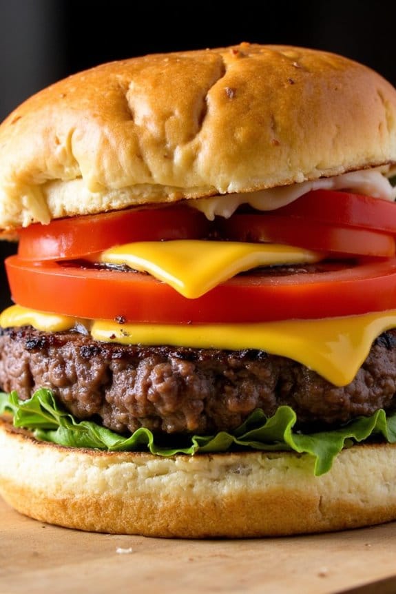 keto portobello cauliflower burgers