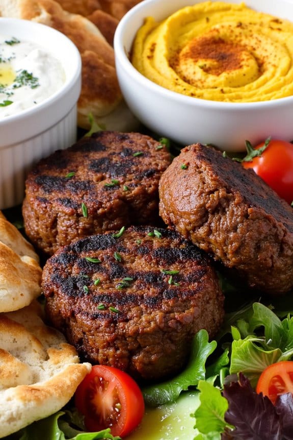 mediterranean grilled beef kofta