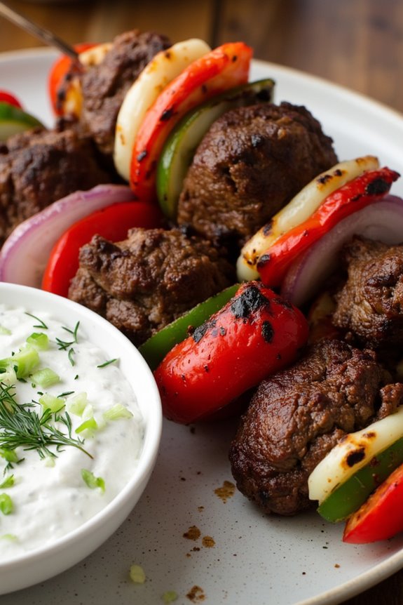 mediterranean lamb skewers recipe