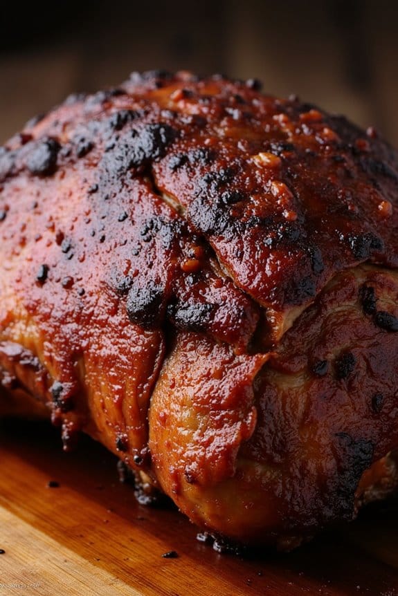 perfectly cooked bbq pork