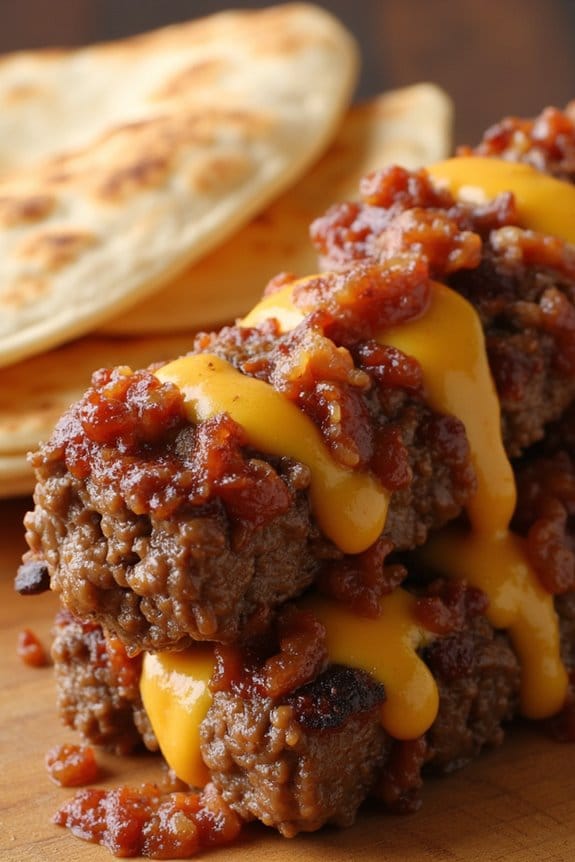 savory bbq bacon skewers