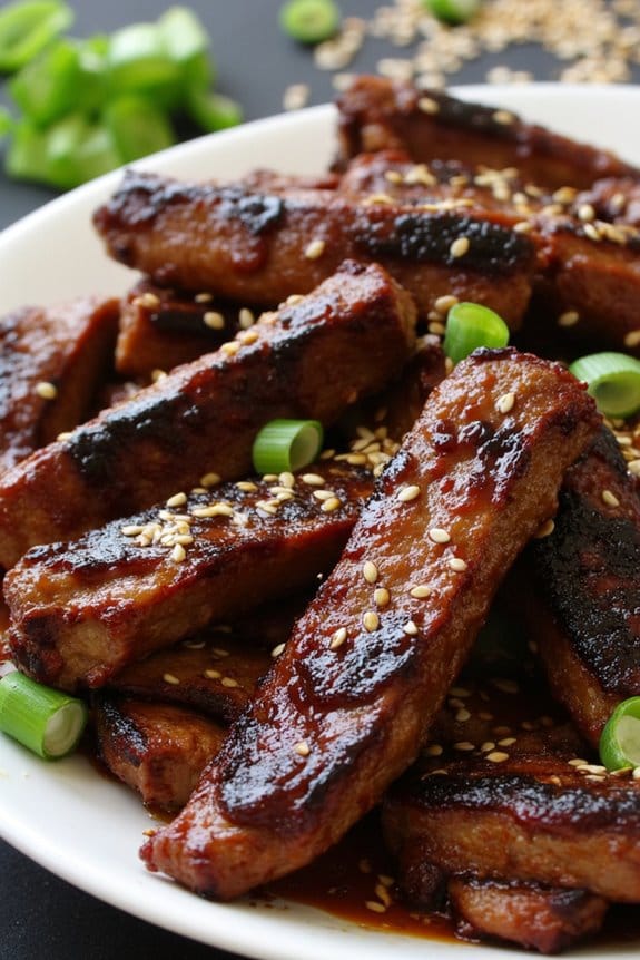 savory grilled teriyaki beef