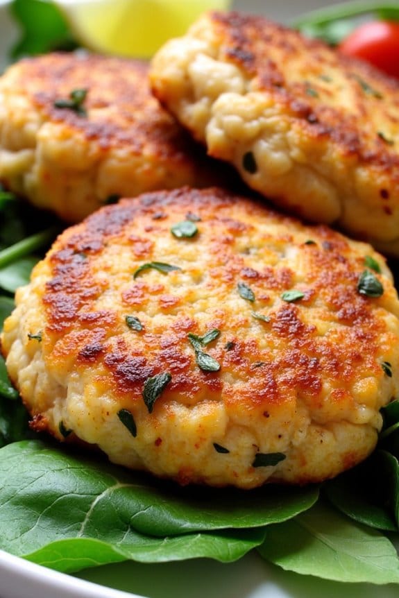 savory herb garlic patties