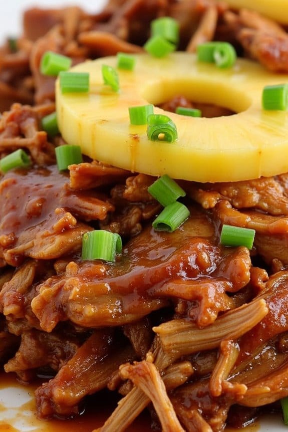 savory pineapple teriyaki pork